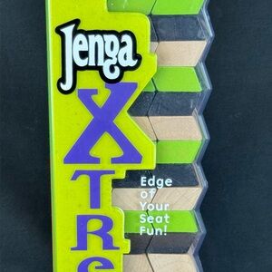 Vintage Jenga Xtreme Wood Blocks Game Parker Brothers Party Game Hasbro (NIP)